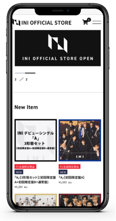 PRODUCE 101 JAPAN SEASON2で誕生したグループ INI！「INI OFFICIAL STORE」オープンのお知らせのサブ画像1