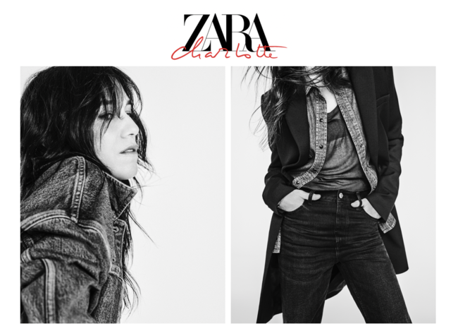 ZARAとシャーロット・ゲンズブールによるエクスクルーシブ コレクションが10月7日に発売 のサブ画像1
