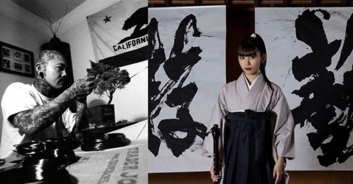 SNSで話題のドライフラワーカフェ「HANARIDA」が日本文化を体現する書家＆盆栽作家とコラボ。のメイン画像