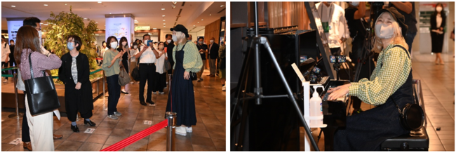 人気ピアノYouTuberハラミちゃん、渋谷マークシティのストリートピアノ設置記念イベントゲスト出演！生演奏披露で感動に包む！今後挑戦したいこと「子どもたちの笑顔をつくりたい」のサブ画像4