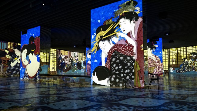 浮世絵をプロジェクションマッピング『Spirit of Japan』を連日VRライブ配信。2022年1月分視聴チケット販売のサブ画像3