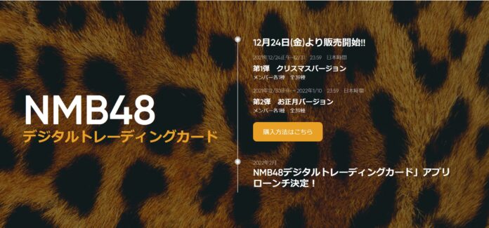 NFT 『NMB48デジタルトレーディングカード』発売のメイン画像