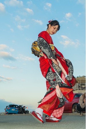 『#振袖gram』新成人のミスユニバーシティ2021準グランプリ蒲山花礼が成人式前撮り写真を公開『ベストオブミス』のサブ画像5