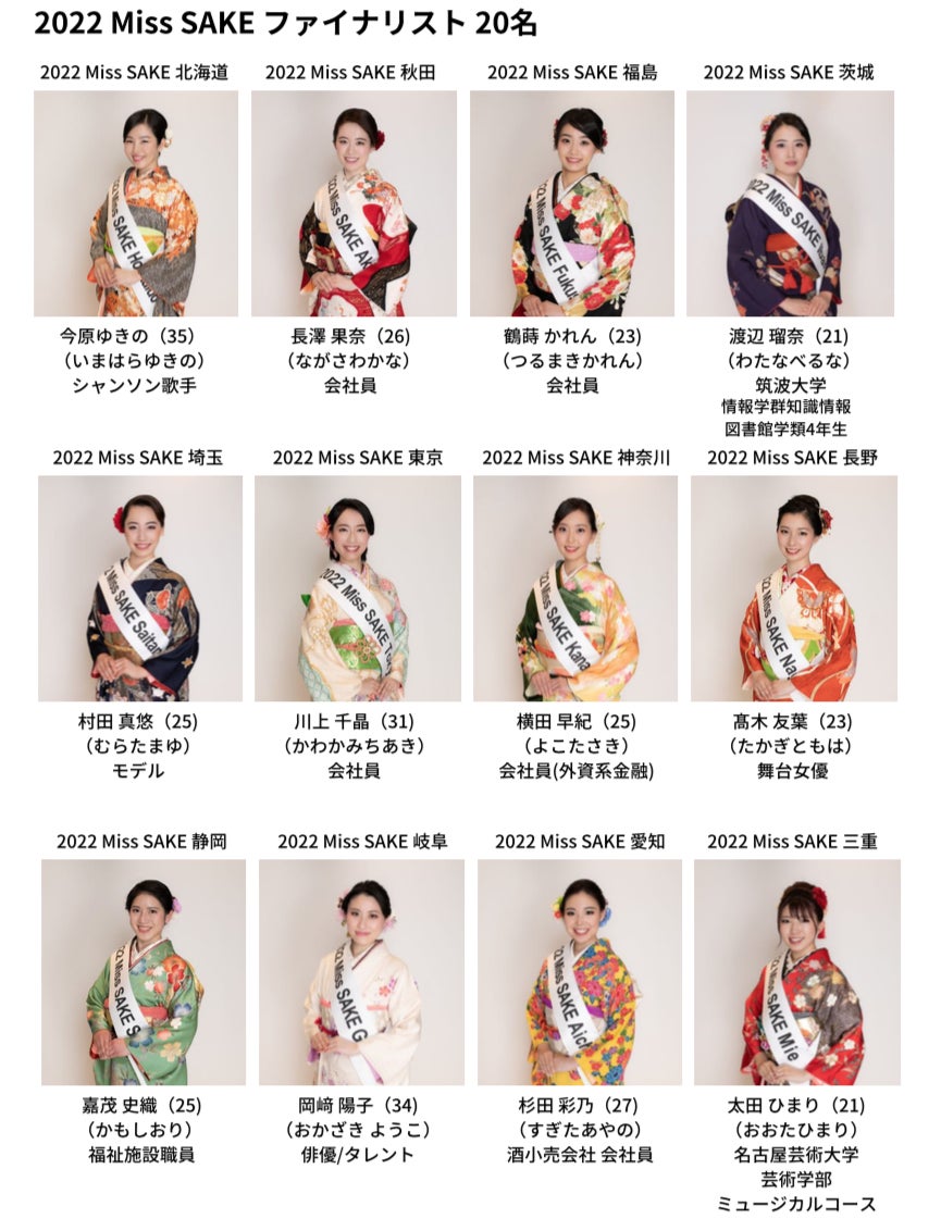 9代目のMiss SAKEをお披露目！「2022 Miss SAKE Japan 最終選考会」が、7月4日にウェスティン都ホテル京都で開催。のサブ画像2