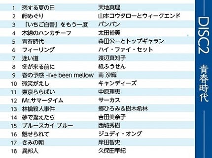 1970年代から80年代は日本のミュージックシーンの黄金期！ヒットソングをたっぷり90曲収録したベスト盤「あの頃の歌」CD5枚組を発売のサブ画像4