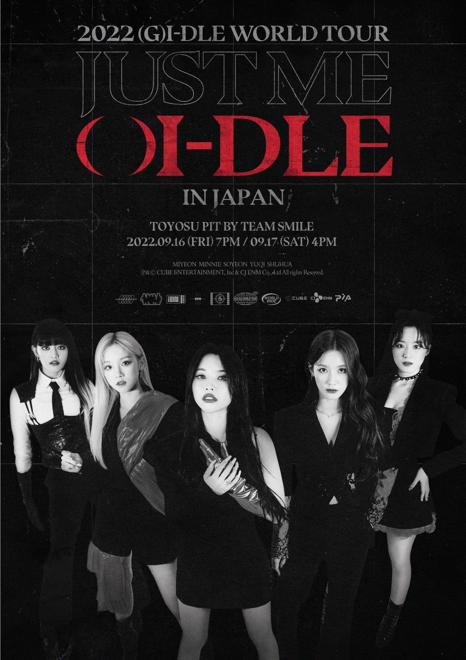 (G)I-DLE、初ワールドツアー日本公演「2022 (G)I-DLE WORLD TOUR ［JUST ME ( )I-DLE］IN JAPAN」オンライン生配信決定のお知らせのサブ画像1