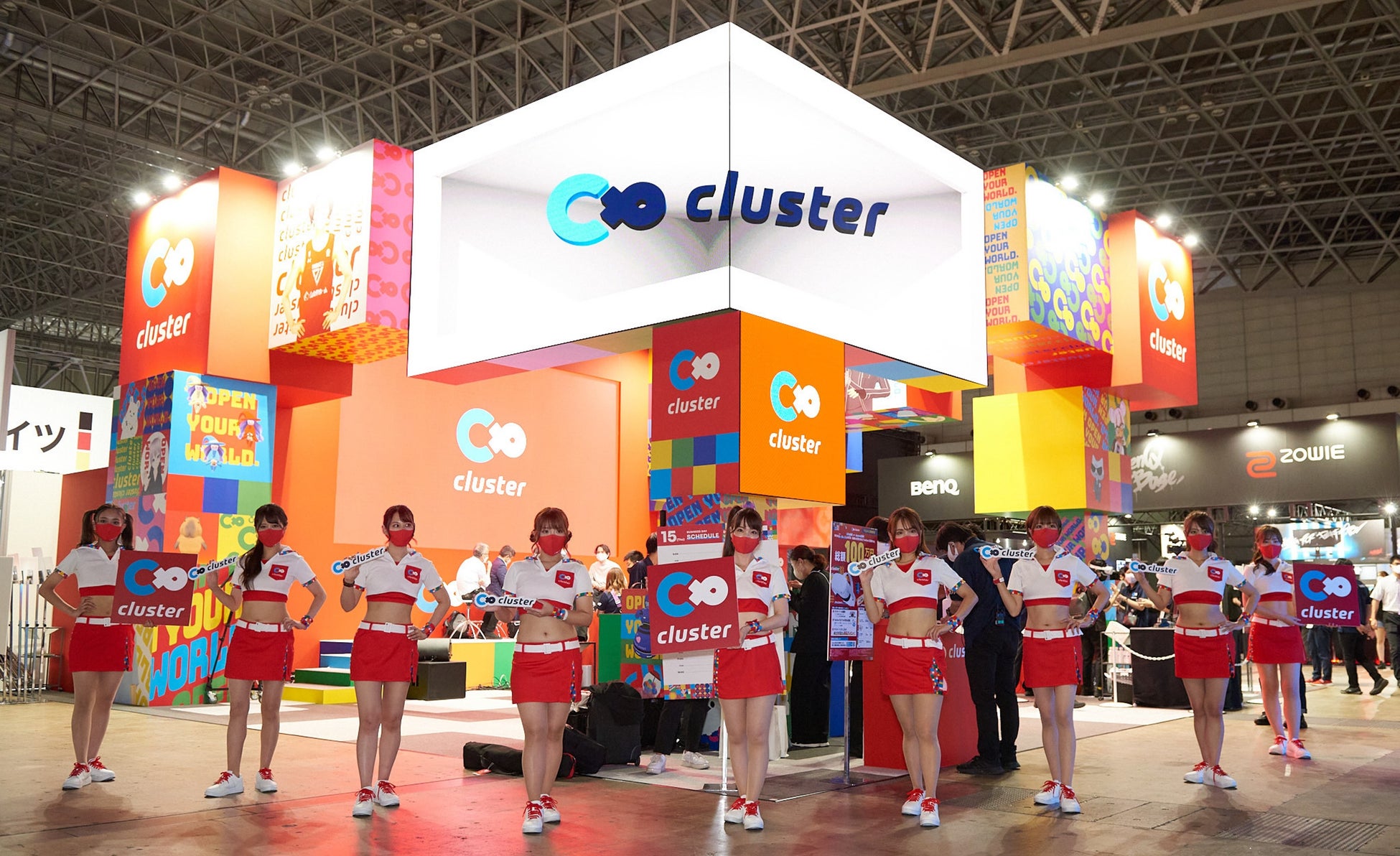 cluster、東京ゲームショウ2022 全4日間のイベントレポート公開 リアルブースとバーチャル空間の特設ワールドに合計約4万人が来場！のサブ画像1