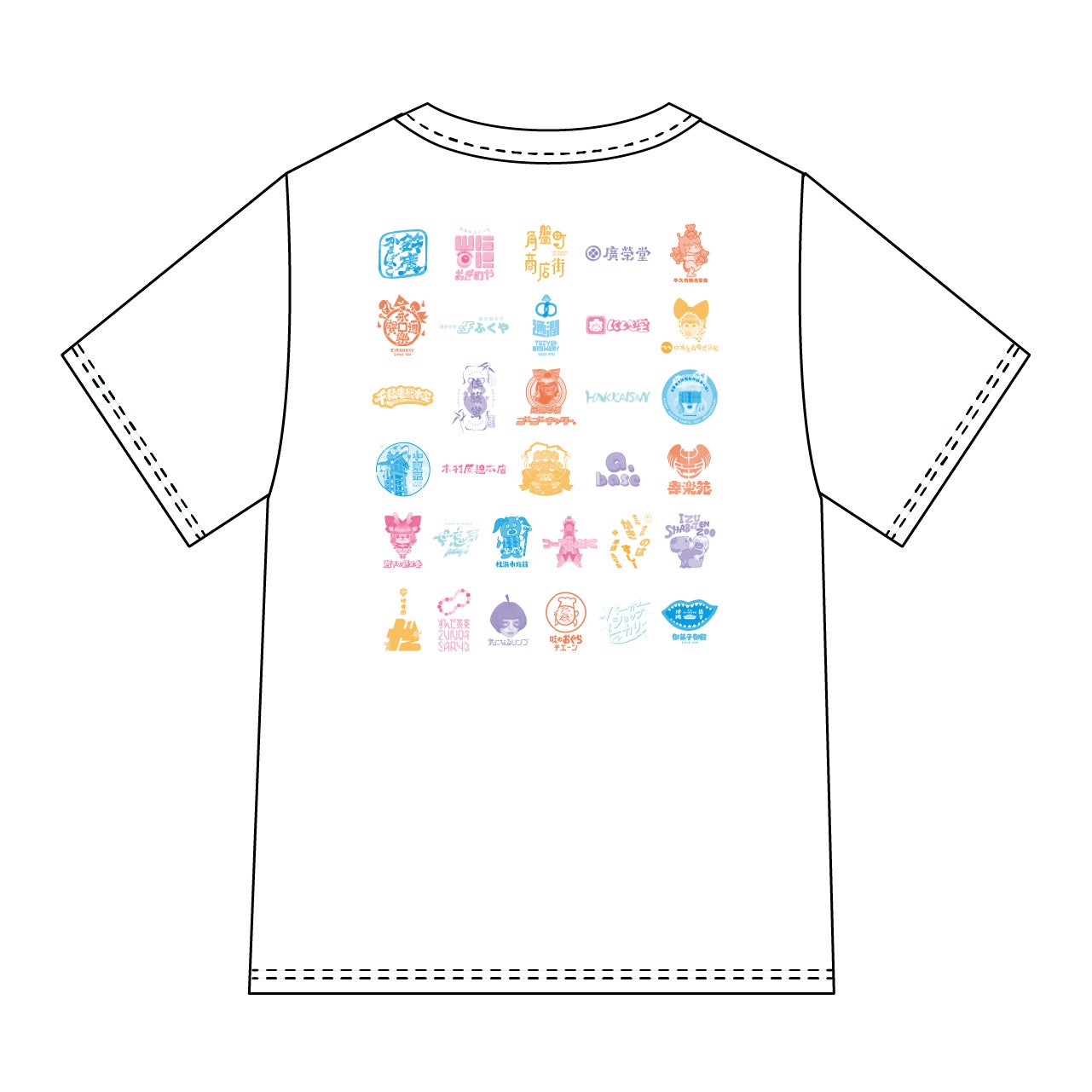 きゃりーぱみゅぱみゅ『LOCAL POWER JAPAN project』日本武道館公演を記念してコラボロゴTシャツ全種類の再販売が決定！ 32ヶ所の全てのコラボロゴがのったスペシャルTシャツも登場！のサブ画像3_LPJPオールラインナップコラボロゴTシャツ