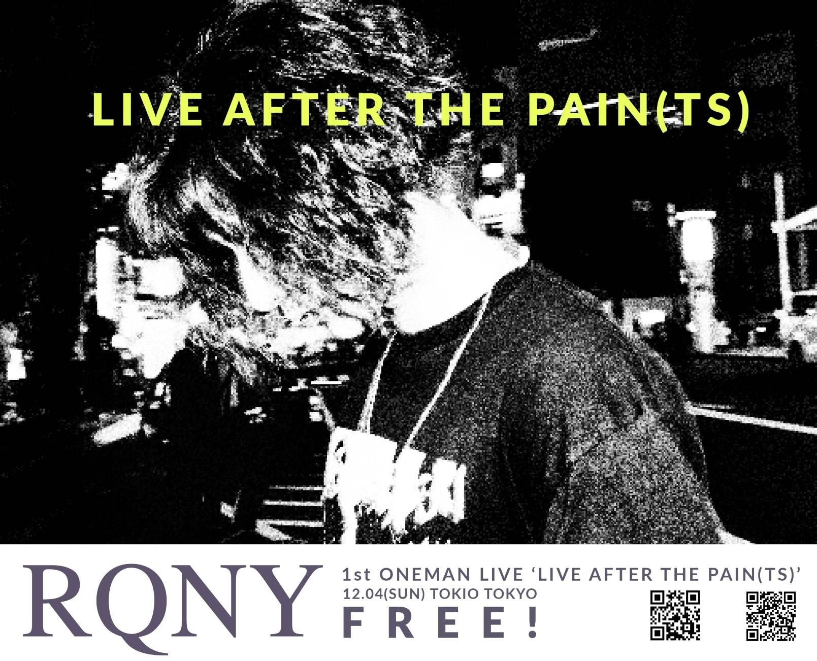 孤高のダークスター「RQNY」初のワンマン・ライブと大阪でのイベント出演を発表！のサブ画像2
