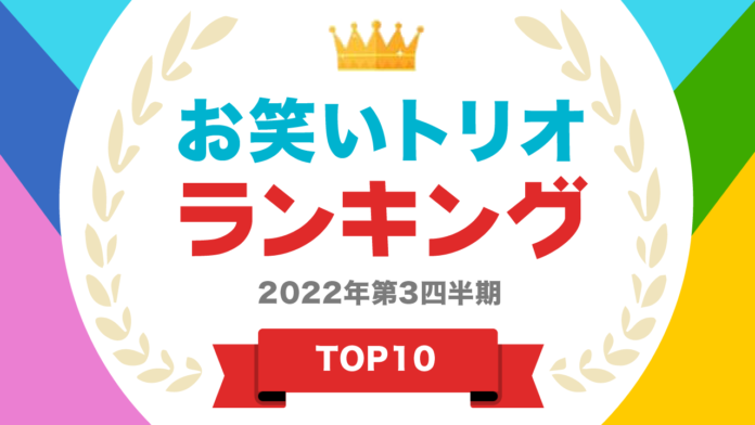 ​ 『タレントパワーランキング』がトリオ芸人ランキングを発表！株式会社アーキテクトがスタートさせた、WEBサイト『タレントパワーランキング』ランキング企画第164弾！！のメイン画像