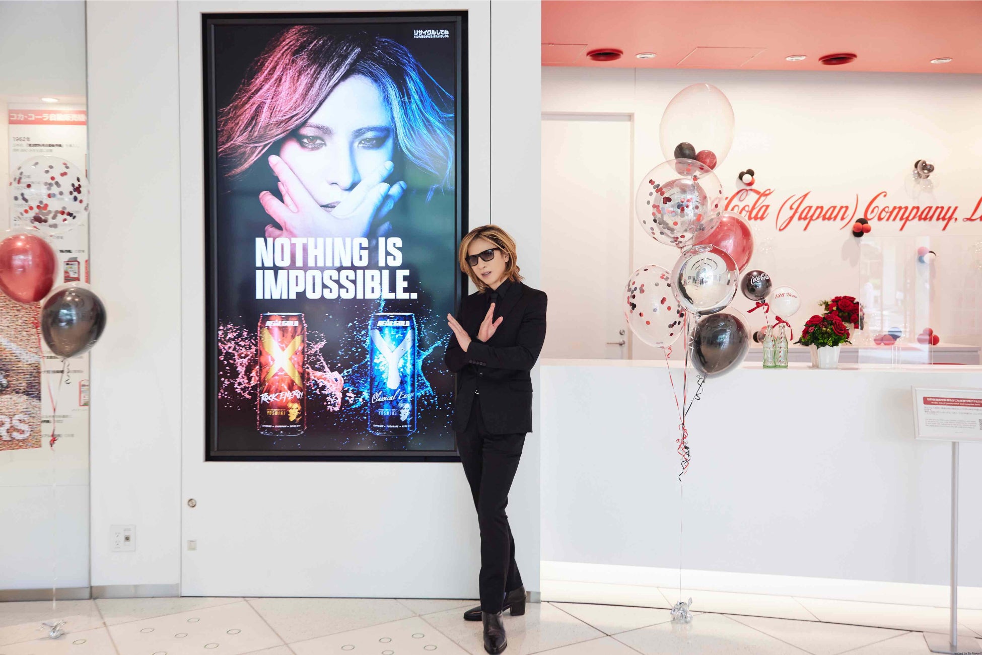 YOSHIKI×日本コカ·コーラ「リアルゴールド X/Y」 発売開始から24週間で合計出荷本数2,500万本突破のサブ画像3