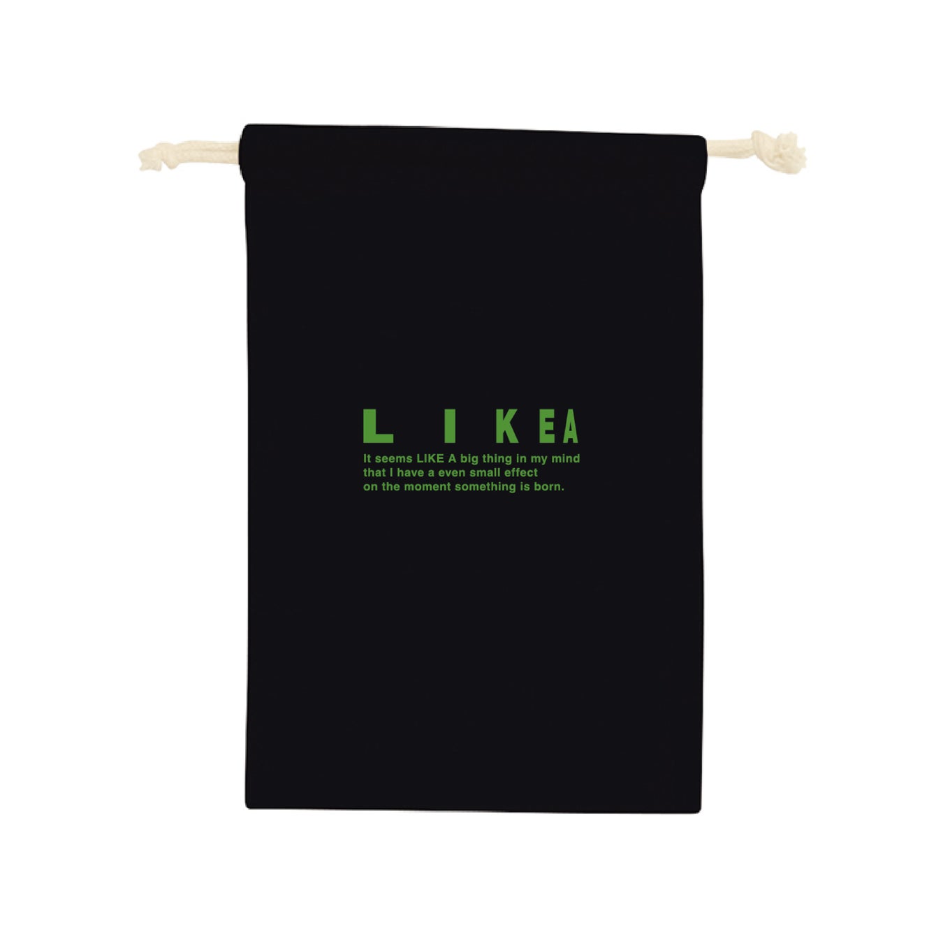 時代のアイコン「伊藤万理華」の新刊書籍『LIKEA』発売記念​『MARIKA ITO  LIKE A EXHIBITION LIKEA』開催​。パルコ展覧会三部作の最終章 !のサブ画像8_巾着