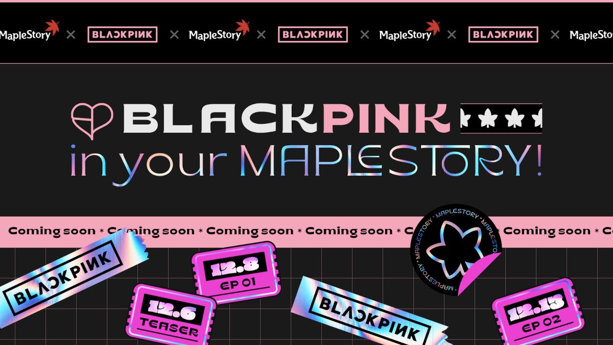 『メイプルストーリー』、「BLACKPINK」とのコラボレーションが決定！のサブ画像2