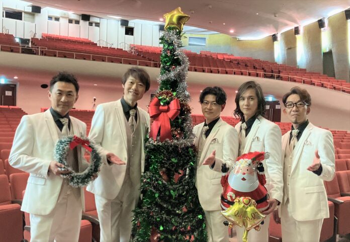 「皆さんの笑顔の源になるように頑張る」5人組コーラスグループのベイビーブーがクリスマスコンサートを開催のメイン画像