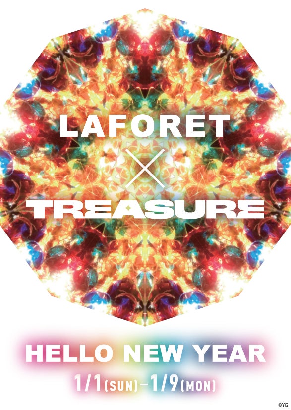 『LAFORET×TREASURE HELLO NEW YEAR』開催　グローバルボーイズグループTREASUREとのコラボレーション第2弾のサブ画像1