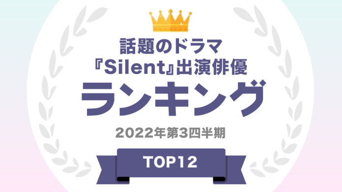 『タレントパワーランキング』がテレビドラマ『silent』出演タレントのランキングを発表！株式会社アーキテクトがスタートさせた、WEBサイト『タレントパワーランキング』ランキング企画第176弾！！のメイン画像