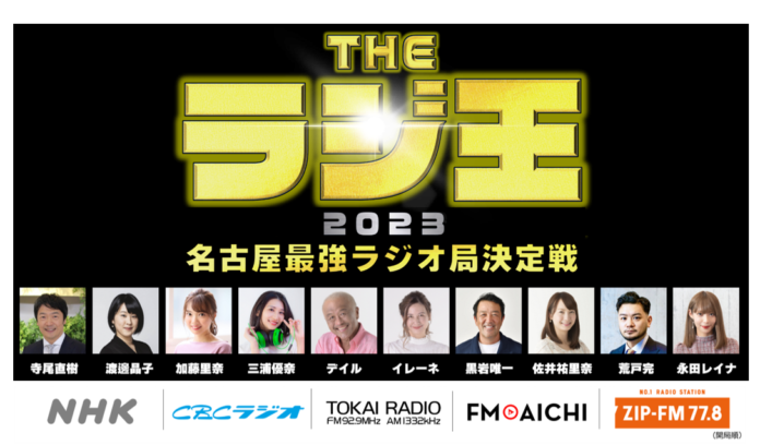 名古屋の民放ラジオ4局＋NHKが共同でイベントを開催のメイン画像