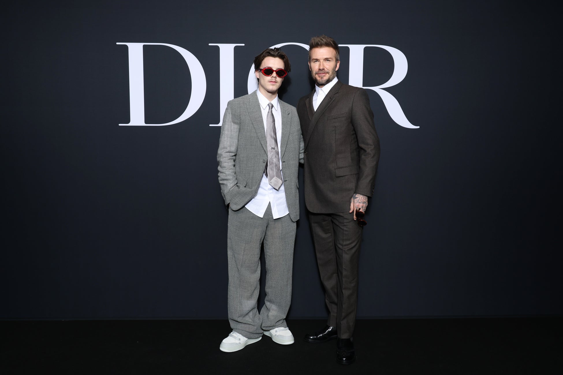 【DIOR】ディオールを纏うセレブリティ＠2023年-2024年ウインター メンズ コレクションのサブ画像5_David & Cruz Beckham in Dior