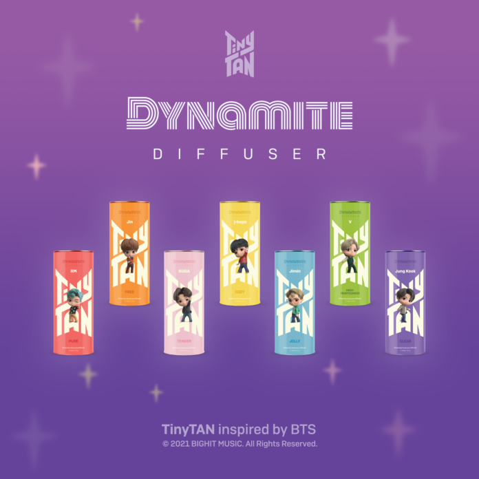 株式会社TRIP ONは、【BTS TinyTAN - VISSLA Dynamite Diffuser】を公式サイトで販売開始！のメイン画像