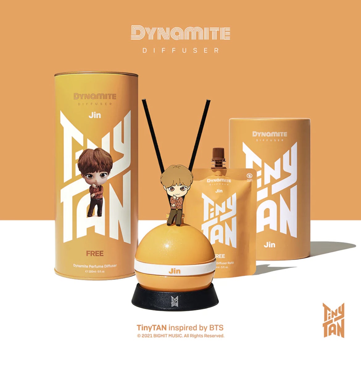 株式会社TRIP ONは、【BTS TinyTAN - VISSLA Dynamite Diffuser】を公式サイトで販売開始！のサブ画像3_JIN FREE 隠せない華やかさ
