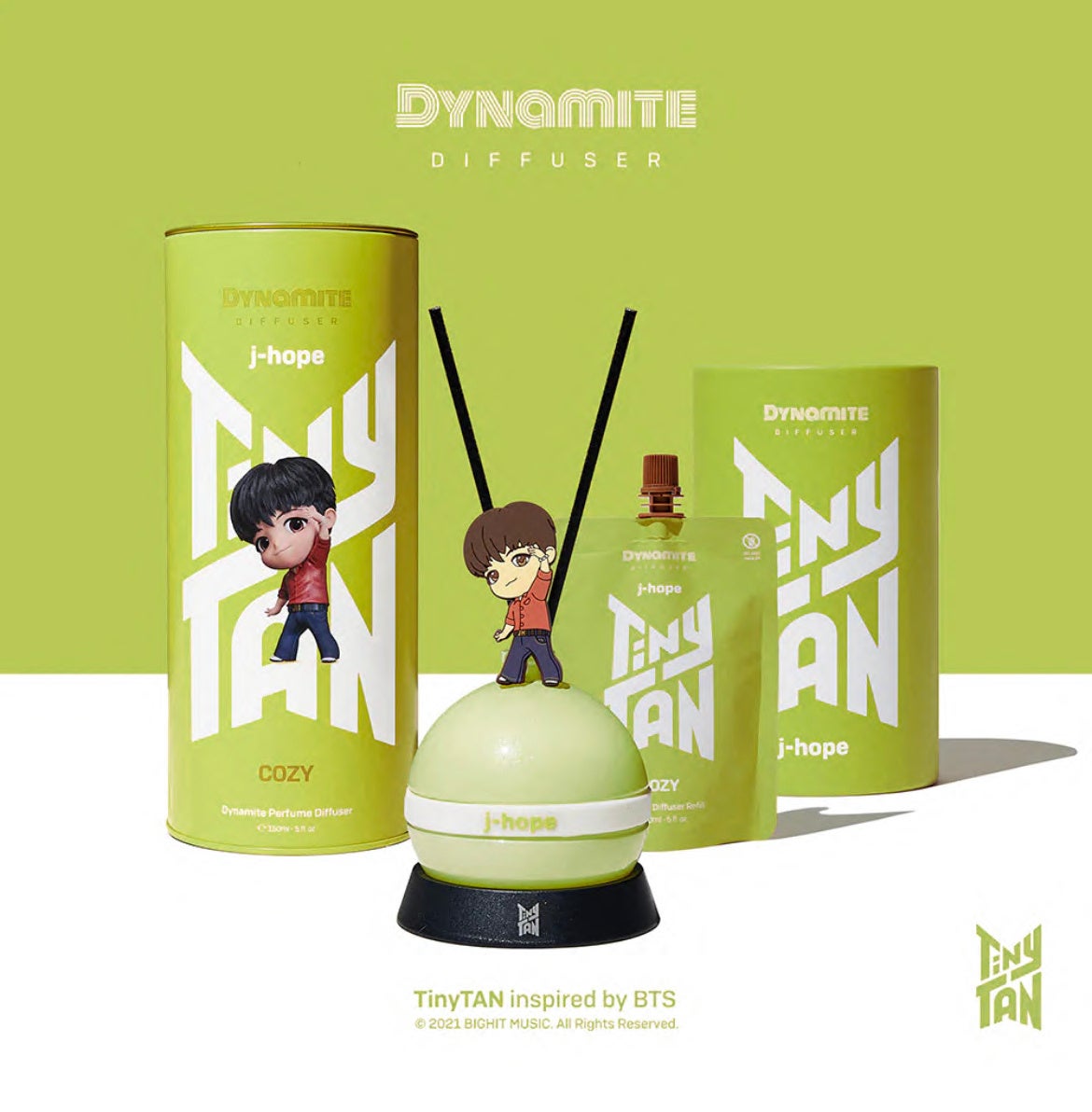 株式会社TRIP ONは、【BTS TinyTAN - VISSLA Dynamite Diffuser】を公式サイトで販売開始！のサブ画像5_J -HOPE　COZY 愉快なアーバンシックフレア