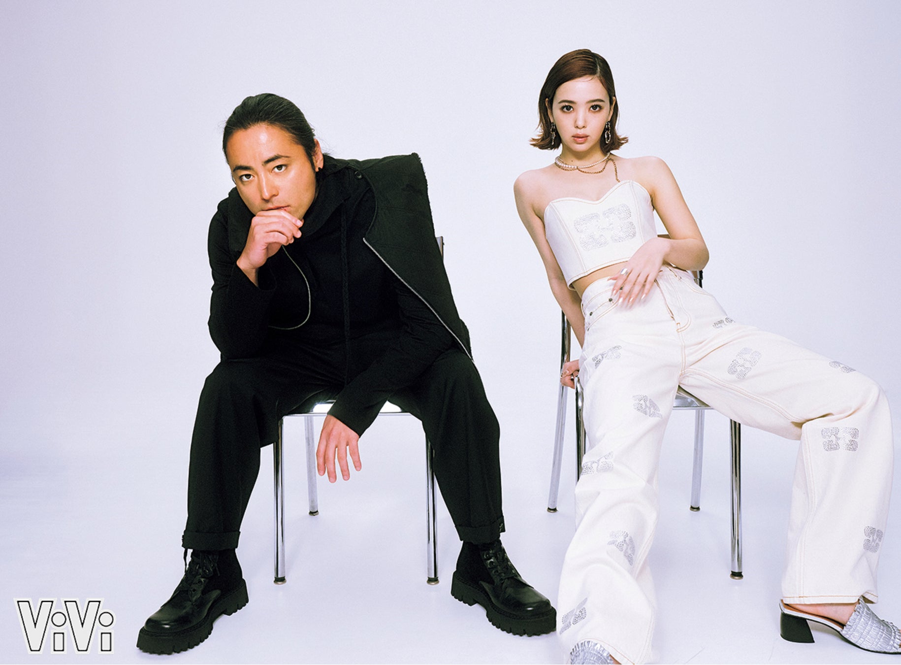 山田孝之✕藤田ニコルがViVi4月号「イケメン✕ViViモデル」連載に登場。俳優として、モデルとして。時代を創る2人の豪華共演がついに実現！のサブ画像1