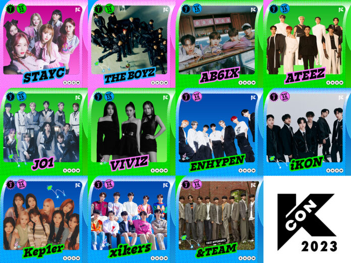 『KCON 2023 JAPAN』 AB6IX、ATEEZ、ENHYPEN、iKON、JO1、Kep1er、STAYC、THE BOYZ、VIVIZ、xikers、&TEAMの出演が決定‼のメイン画像