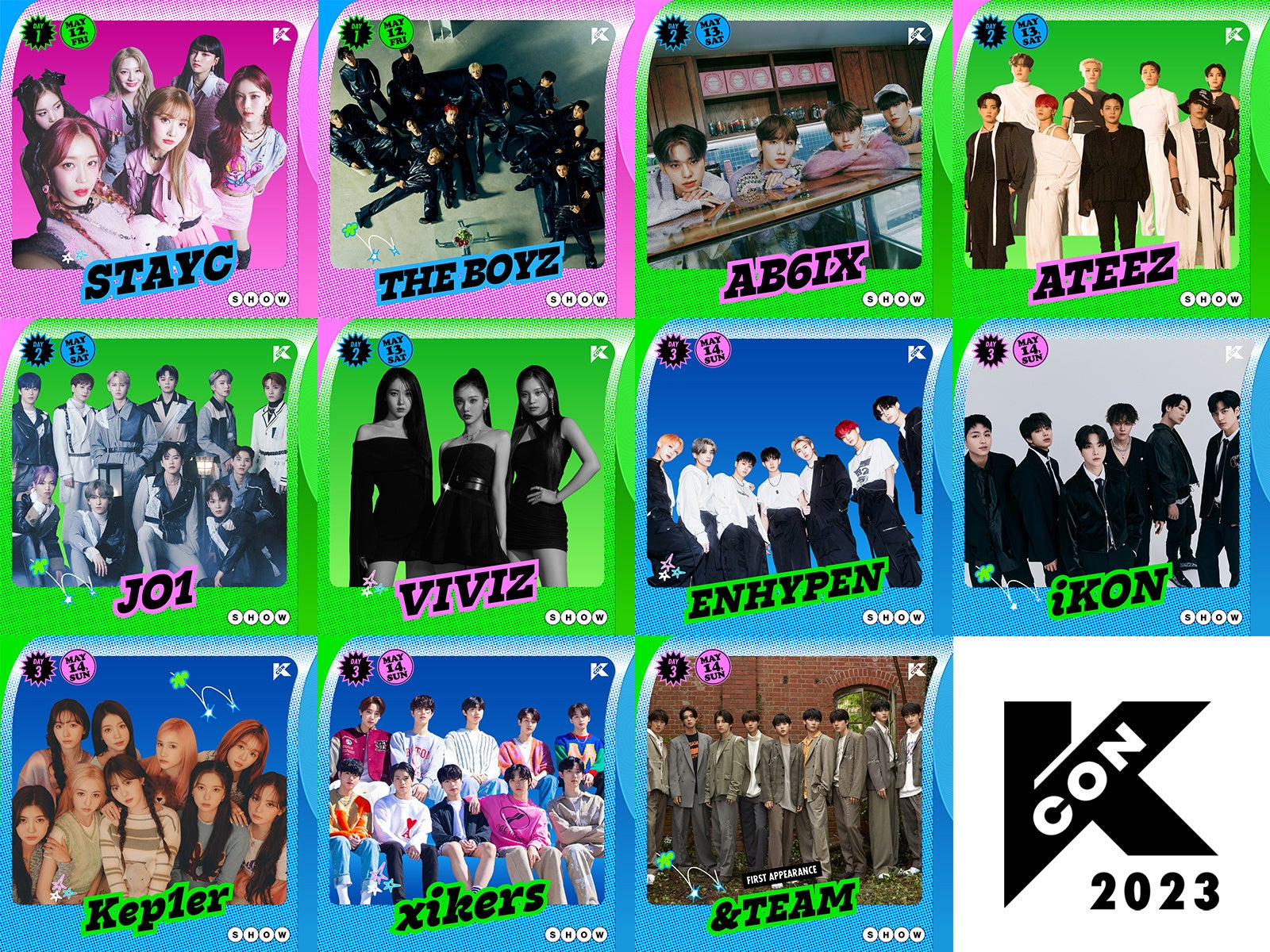  『KCON 2023 JAPAN』 AB6IX、ATEEZ、ENHYPEN、iKON、JO1、Kep1er、STAYC、THE BOYZ、VIVIZ、xikers、&TEAMの出演が決定‼のサブ画像1_ⓒ CJ ENM Co., Ltd, All Rights Reserved