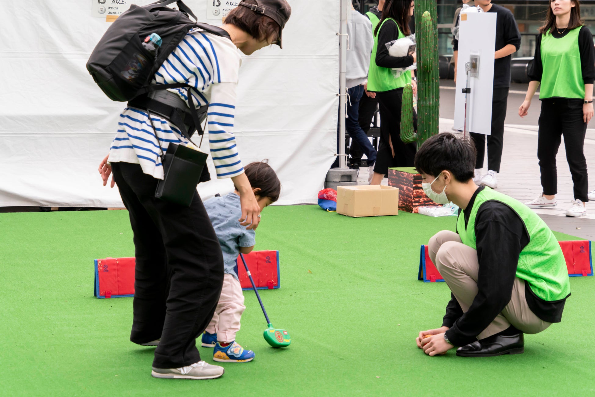 「やってみたら楽しいスポーツだった」子供から大人まで約2万人がゴルフを体験！ゴルフの祭典「PING Gフェス！2023.」のサブ画像8_ゴルフで遊ぼうスナッグゴルフ