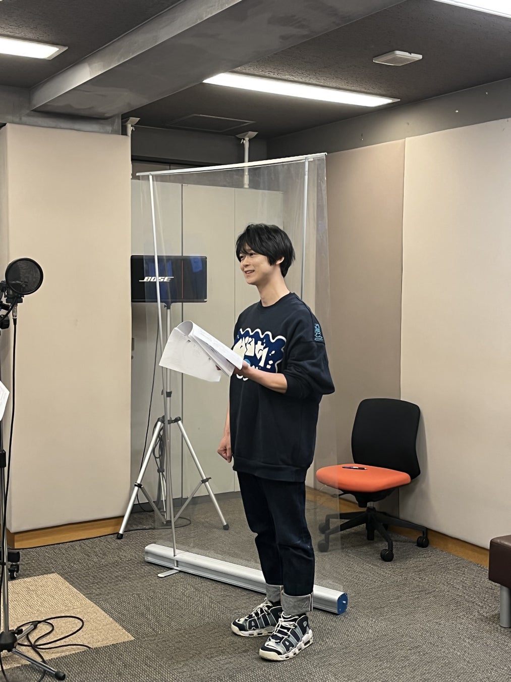 「自分が今持ってる一番良い声を出せるように」。卒業生声優・土岐隼一さんが母校AMGのアフレコ体験ゲストとして来校のサブ画像3