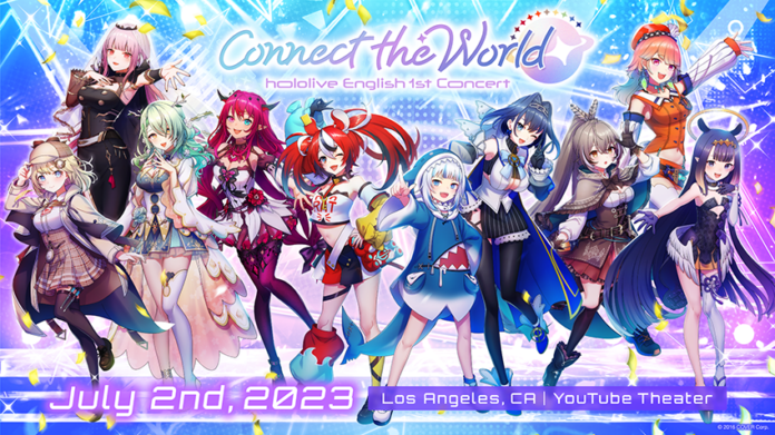 hololive English初の全体ライブ『hololive English 1st Concert -Connect the World-』開催！新情報発表！のメイン画像