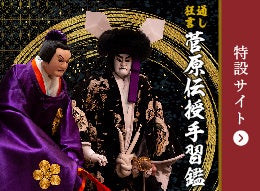 【国立劇場5月・9月文楽】『菅原伝授手習鑑』歴史的な全段通し上演！グループ鑑賞を応援！！のサブ画像4