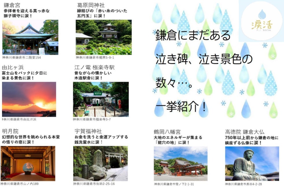 7月9日（「泣く」の日）に世界平和を願い鎌倉から世界中の人を泣き顔にすべく感涙イベント（涙活フェス）を発信します。 のサブ画像8
