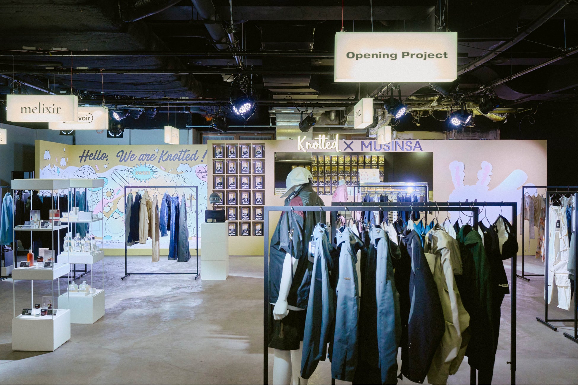 日本初開催！韓国 No.1のファッションストア「MUSINSA」がファッションの街、原宿に「MUSINSA POP-UP STORE」を期間限定オープンのサブ画像4_地下1F展示ブース　　