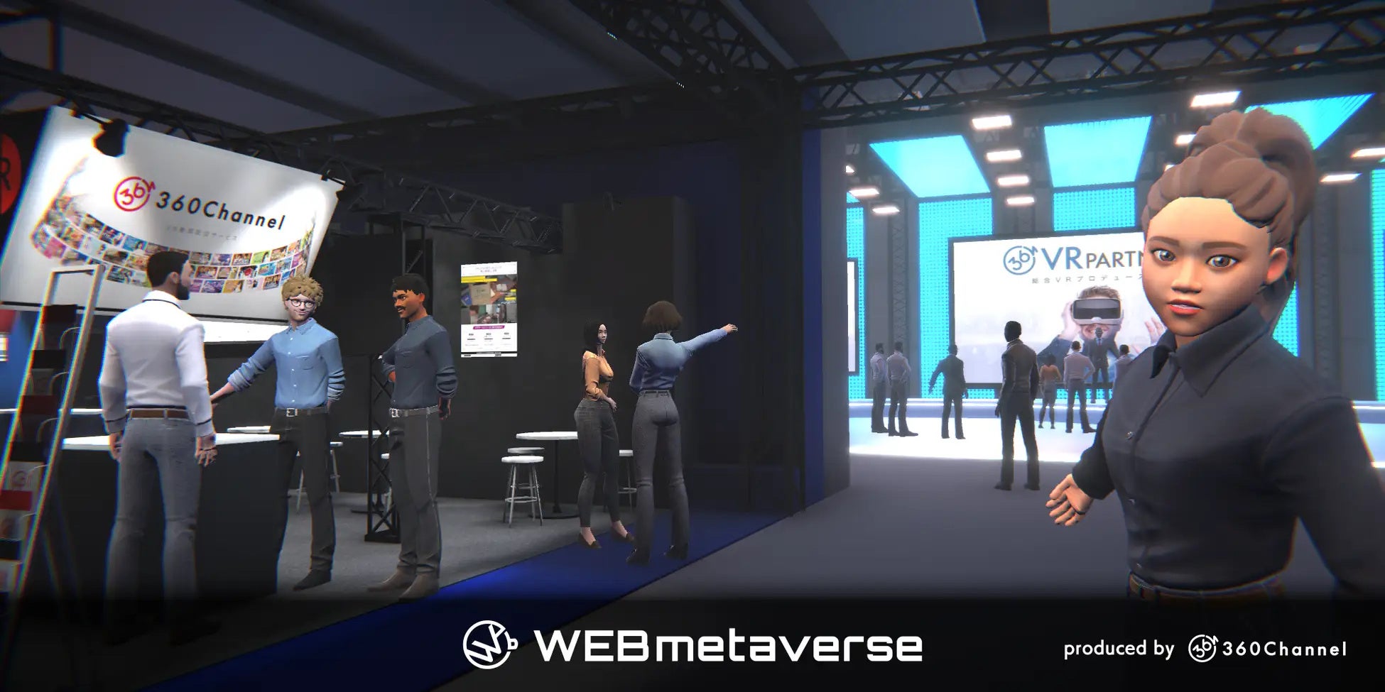 360Channelのメタバース「WEBmetaverse」が、Finschia(旧LINE Blockchain)に対応し、ソフトバンクのNFT事業と協業を開始のサブ画像3_サービスイメージ