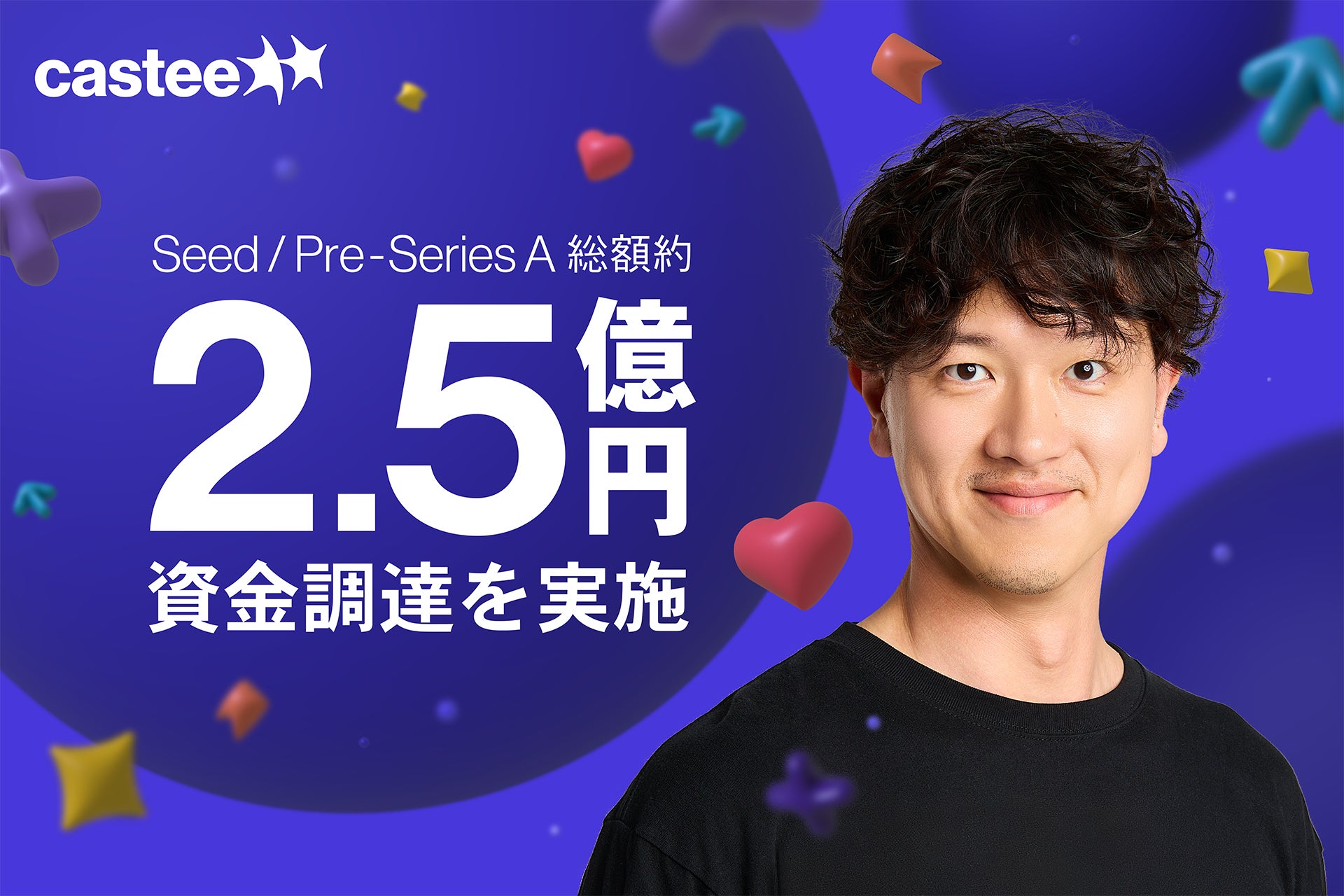 Castee、シード・プレシリーズAで累計約2.5億円を調達　日本初のソーシャルコラボレーションサービス「Castee」β版 提供開始へのサブ画像1