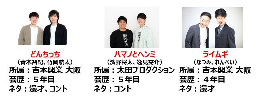 決勝進出者 決定!!!　芸歴５年目以内の超若手芸人No.1決定戦‼　「UNDER 5 AWARD2023」のサブ画像3