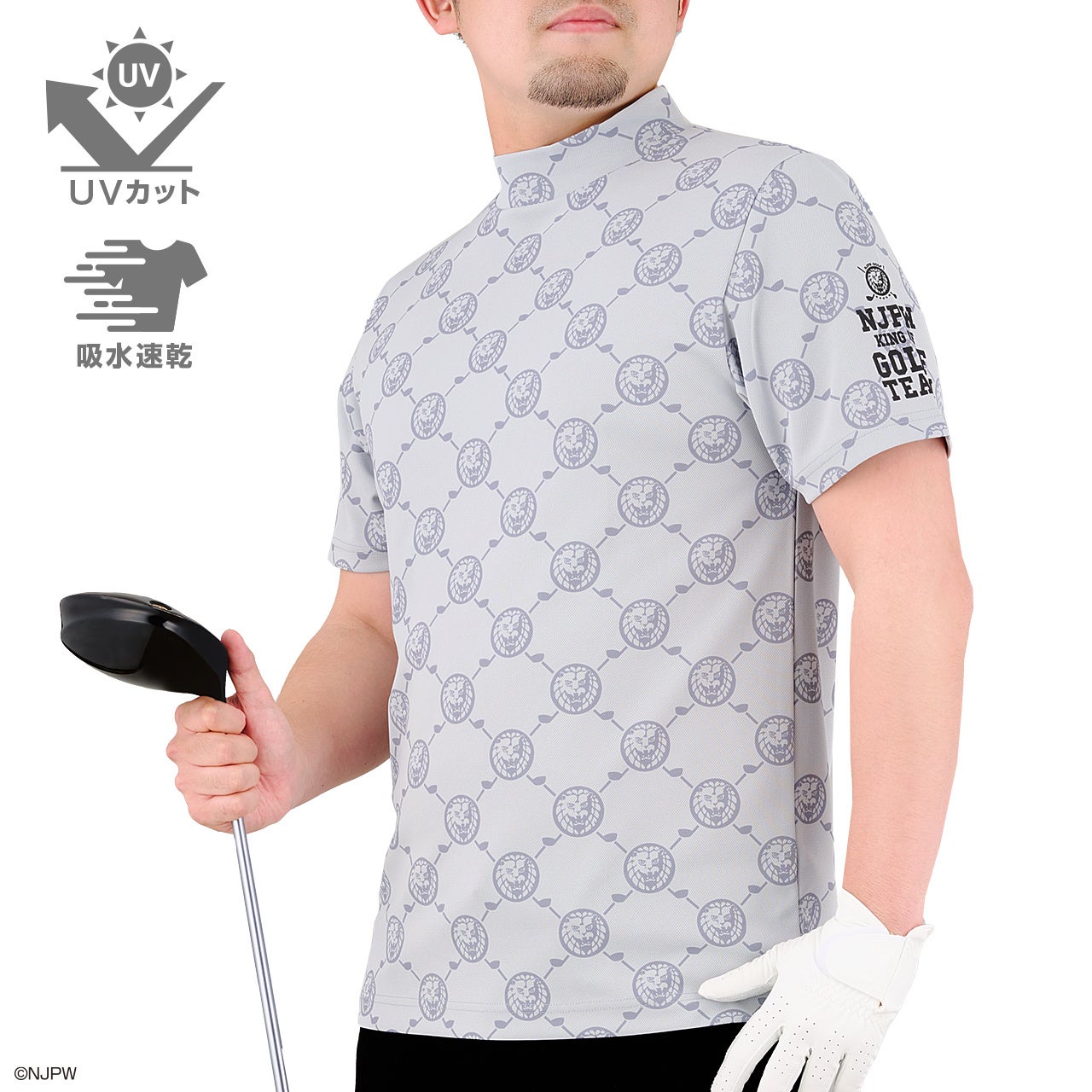 『新日本プロレス』ゴルフアイテムに夏の新作「半袖カットソー＆ポロシャツ」が登場！のサブ画像2