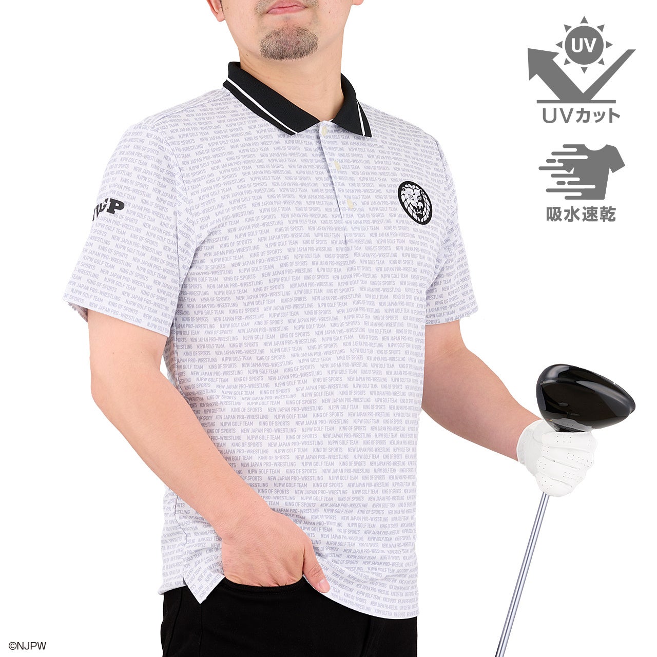 『新日本プロレス』ゴルフアイテムに夏の新作「半袖カットソー＆ポロシャツ」が登場！のサブ画像5