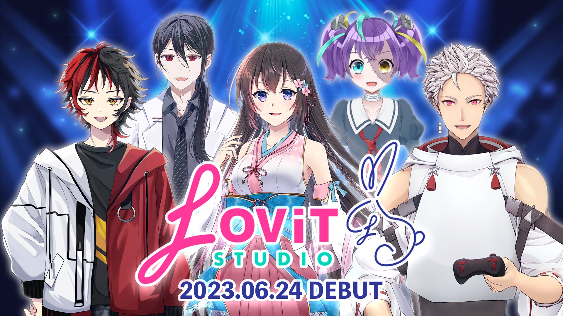 保健室の先生や改造されちゃった系まで？！Vライバーエージェンシー『LOViT STUDIO』より新たに5名がデビュー6月24日（土）初配信決定のサブ画像1