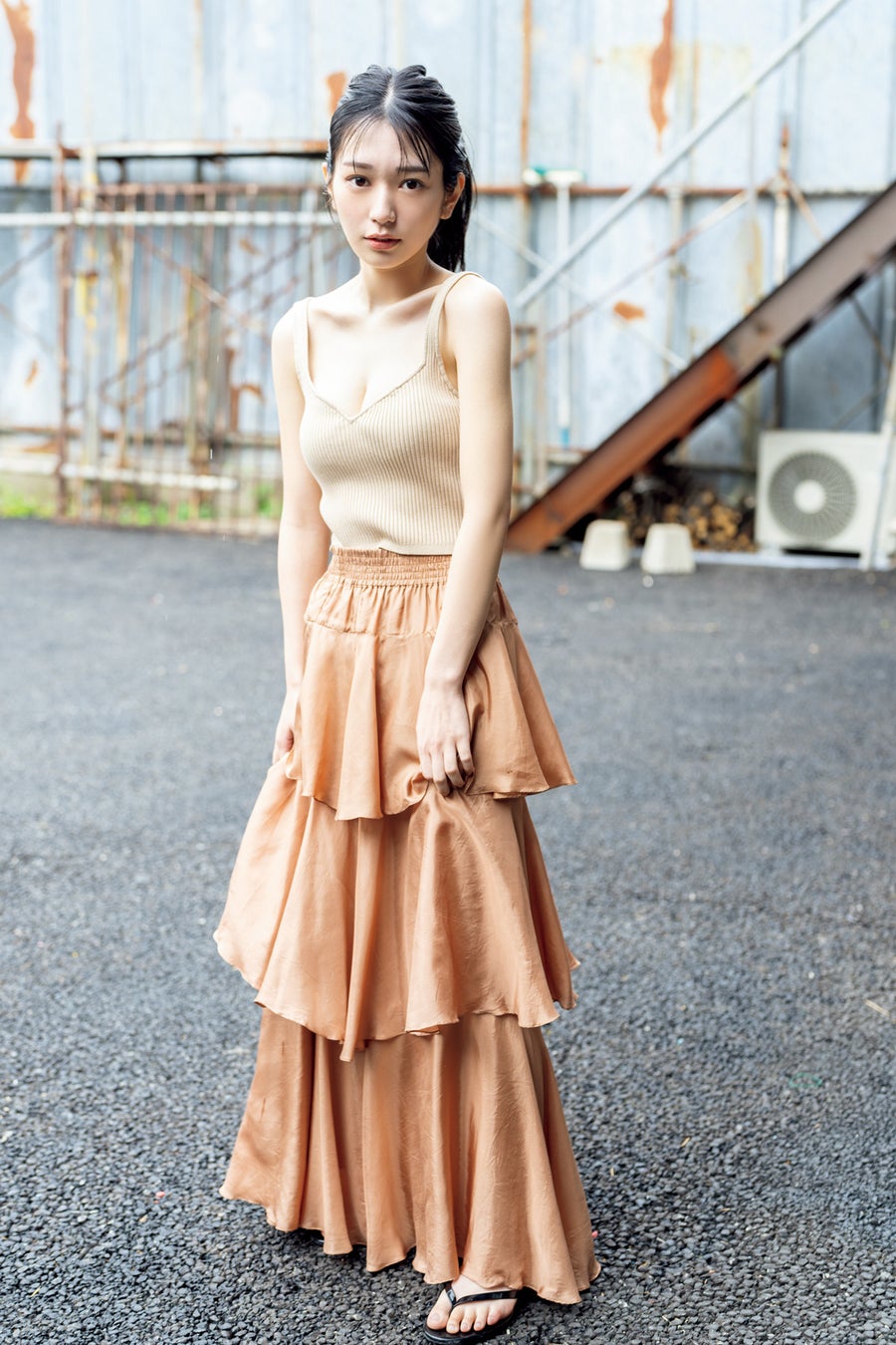 長月翠がレトログラビアで表紙＆巻頭10ページ！ 105cmバスト・風吹ケイ、元日向坂46・渡邉美穂、ミスFLASH2023・弓川いち華…新境地グラビア満載のFLASHは、7月4日（火）発売のサブ画像2_長月翠(C)光文社／週刊FLASH 写真◎木村哲夫