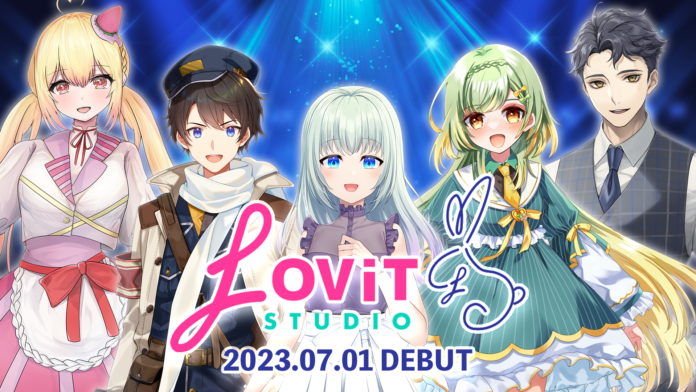 異世界地区担当の郵便配達員、見習いアイドル、蛍石まで？！Vライバーエージェンシー『LOViT STUDIO』1期生のラストを飾る5名が本日7月1日（土）配信デビューのメイン画像