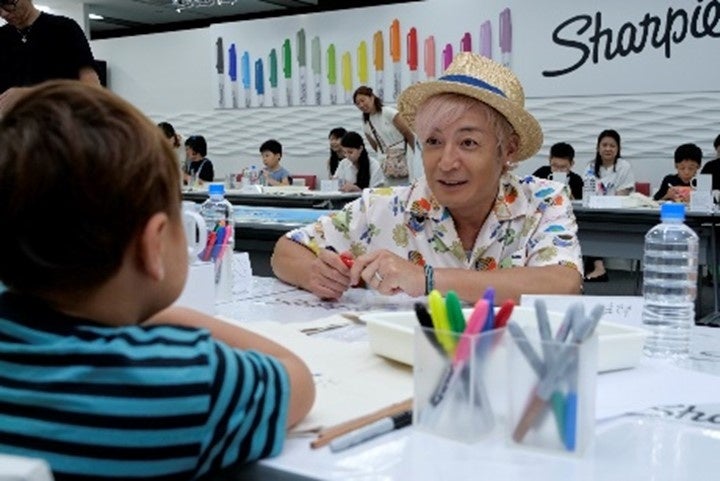 【イベントレポート】つるの剛士さんといっしょに、Sharpieを使って、自分の色で描こう！「つるの剛士さん×Sharpie　夏休みスペシャルワークショップ」 開催のサブ画像3