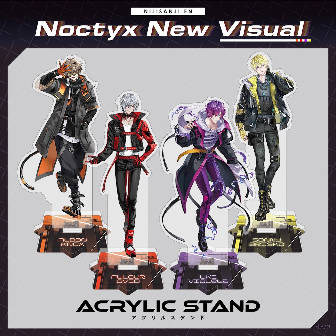 「Noctyx New Visual」グッズ＆ボイスドラマ「Follow the Time Crime!」2023年8月22日(火)13時(JST)からにじストア・ENストアにて同時販売開始！のサブ画像3