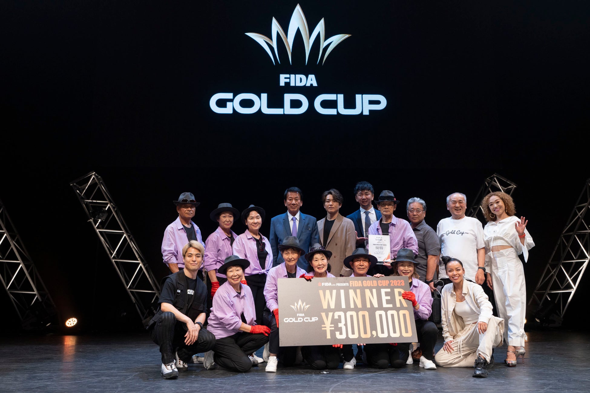 【開催報告】全国から集結したGOLDダンスチームの頂点を決める大会「FIDA GOLD CUP 2023」優勝に輝いたのは青森県YDK65！のサブ画像1