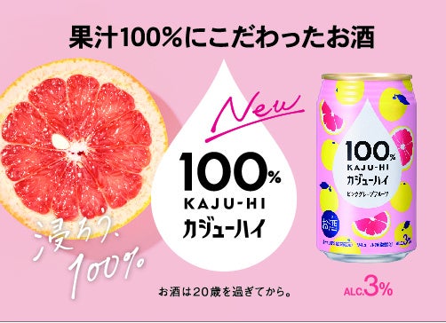 新発売 100％果汁のお酒『100％カジューハイ』の飲み比べセットが当たる！　のサブ画像2