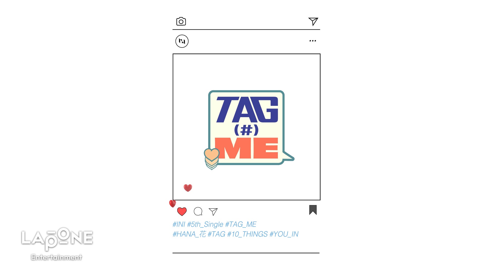 “INI”10月11日発売 5TH SINGLE 『TAG ME』収録4曲の音源を一部初公開！のサブ画像1