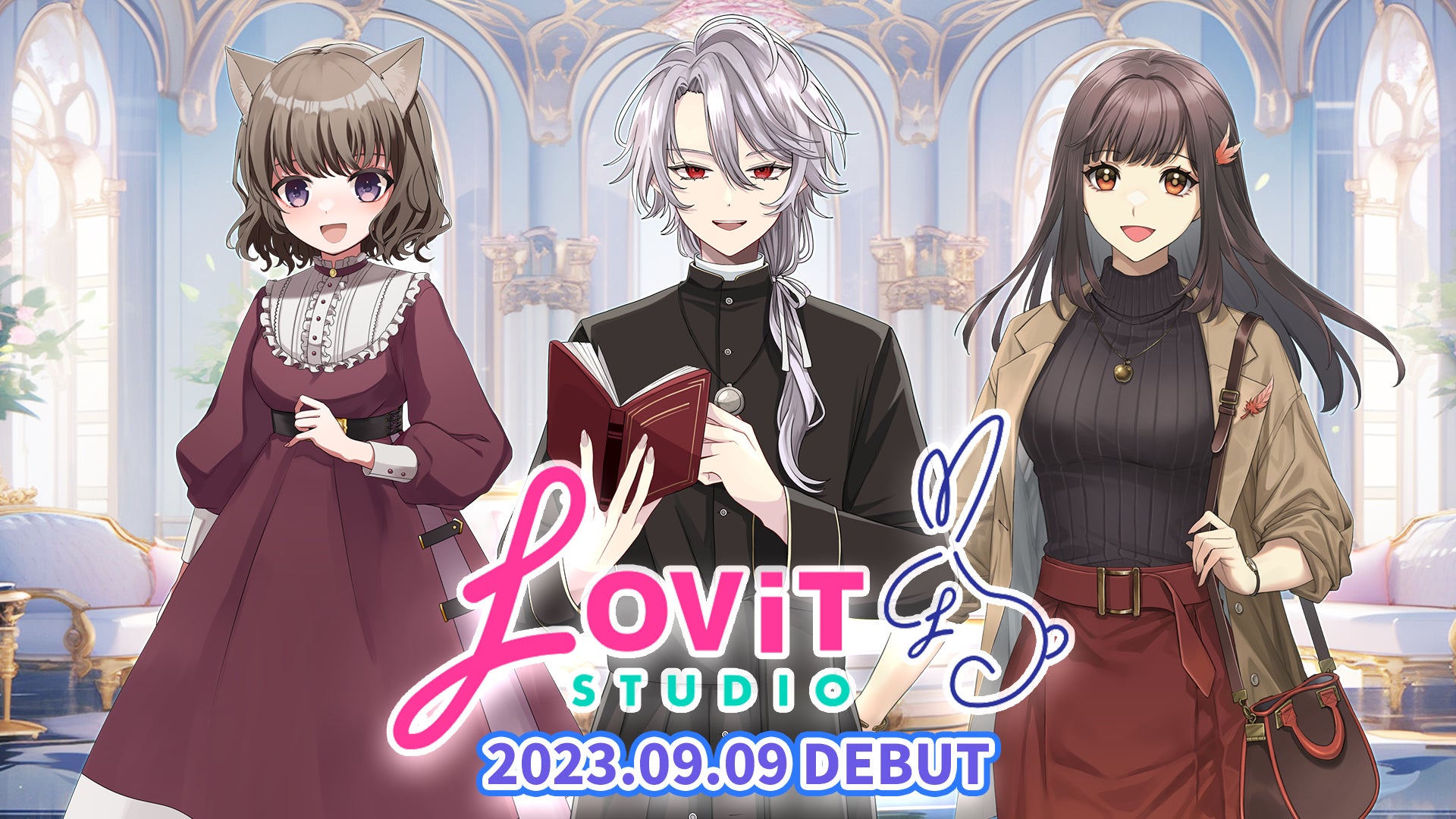 元野良猫、まったり大好きお姉さん、神父の3名がVライバーエージェンシー『LOViT STUDIO』より始動！本日9月9日（土）20時より初配信決定のサブ画像1