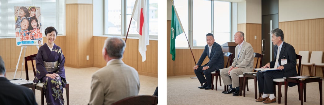 「知って、肝炎プロジェクト」肝炎対策特別大使 伍代夏子氏が彦根市を訪問し肝炎対策を呼びかけのサブ画像3