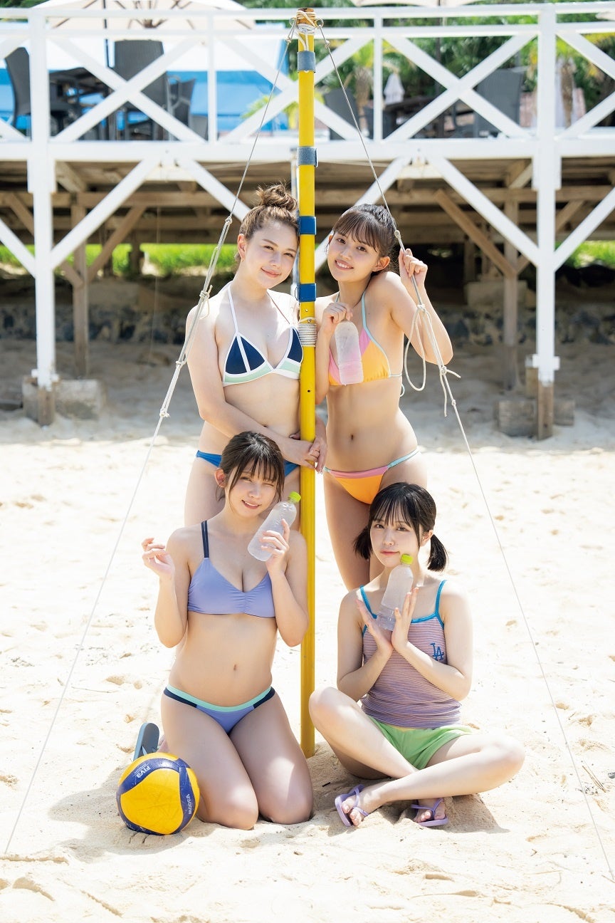 えなこ、村重杏奈、なえなの、森日菜美の4人がメンバーの女子ユニット「東京湾岸がーるず」の写真集タイトル＆表紙が解禁！のサブ画像2
